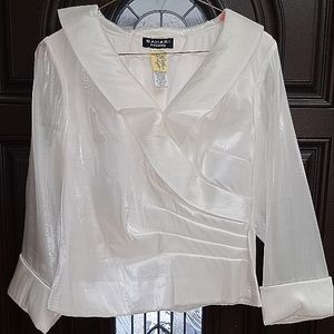 Ivory Evening Blouse